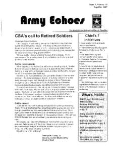 Army Echoes: Issue 3, Volume LI (Sep-Dec 2007)
