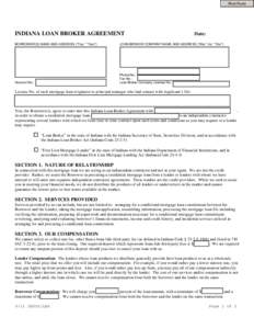Microsoft Word - Indiana Loan Broker Agreement