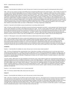 MICUA – Cultural Diversity Survey April, 2013 GENERAL Question 1: Describe efforts the institution has made in the past year to create an environment of support for underrepresented ethnic groups? WSE: There are many p