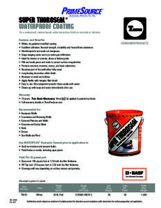 SuperThoroseal®_waterproofCoating_sellSheet