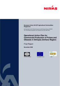 European Union All ACP Agricultural Commodities Programme In Cooperation with: Ethiopia Irrigation and Drainage Project (ENIDP) The World Bank Sustainable Development Network (WB-SDN)  Operational Action Plan for