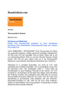 Handelsblatt.comWissenschaft & Debatte Ehrhardt, Jana