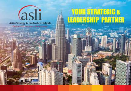 YOUR STRATEGIC & LEADERSHIP PARTNER 1  ABOUT US