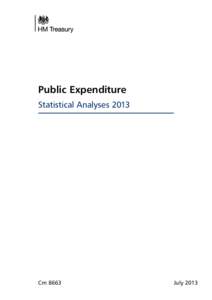 Public expenditure statistical analyses 2013