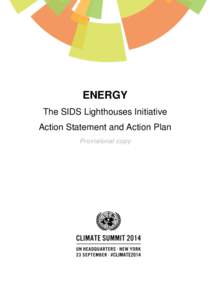 ENERGY The SIDS Lighthouses Initiative Action Statement and Action Plan Provisional copy  Action Statement