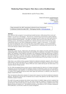 Balanced scorecard / Strategic management / Program evaluation / Program management / Evaluation / Earned value management / Project manager / Risk management / Performance measurement / Project management / Business / Management