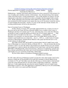 Southern Campaign American Revolution Pension Statements & Rosters Pension application of Joseph B. Lewis R19780 Labitha (Tabitha) fn24SC Transcribed by Will Graves[removed]