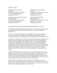 STEM fields / Science education / Science / Engineering technologist / Mike Enzi / Massachusetts Institute of Technology / Engineering education / American Society for Engineering Education / Regulation and licensure in engineering / Education / Knowledge / Education policy