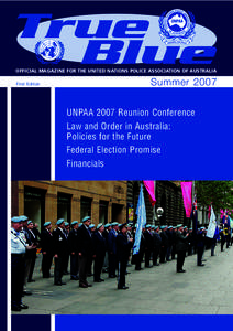 OFFICIAL MAGAZINE MAGAZINE FOR FOR THE THE UNITED UNITED NATIONS NATIONS POLICE