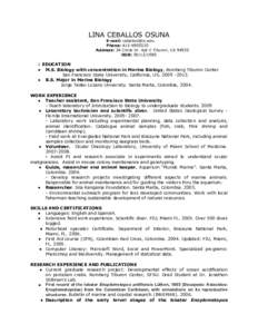 Americas / Jorge Tadeo Lozano University / José Benito Vives de Andréis Marine and Coastal Research Institute / Jorge Tadeo Lozano / Florida International University / Departments of Colombia / Santa Marta / Colombia