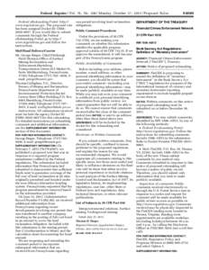 Federal Register / Vol. 76, No[removed]Monday, October 17, [removed]Proposed Rules  rmajette on DSK29S0YB1PROD with PROPOSALS-1 Federal eRulemaking Portal: http:// www.regulations.gov. The proposed rule