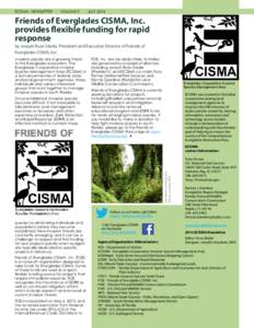 ECISMA NEWSLETTER  Volume 5 julY 2014