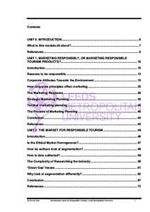 Human behavior / Climate change policy / Ecotourism / Sustainable tourism / Responsible Tourism / Marketing research / Tourism / Win with the Lion / Dimitrios Buhalis / Types of tourism / Marketing / Business