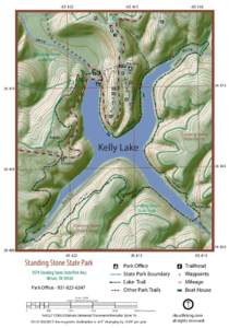 Standing Stone Park Trail Map