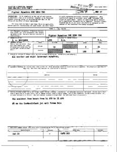 Fighter Squadron ONE ZERO TUO INSTRUCTIONS: To be completed a t t h e end o f e a c h q u a r t e r i n d u p l i c a t e ; copy t o be r e t a i n e d , o r i g i n a l t o b e f o r w a r d e d without c o v e r i n 8 