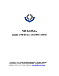 Microsoft Word - Single Window Data Harmonisation V2.doc