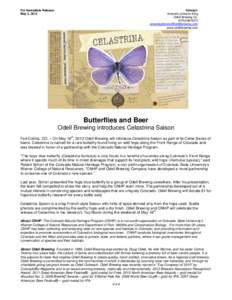 Celastrina / Lycaenidae / Odell Brewing Company / Beer / Humulus / Hops / Brewing / Medicinal plants / Cannabaceae / Food and drink