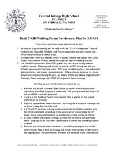 Central Kitsap High School P.O. BOX 8 SILVERDALE, WA[removed]STEVE COONS PRINCIPAL