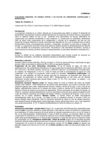 (CoMMedia) EVALUACIÓN SENSORIAL DE DORADA ENTERA Y EN FILETES EN ATMÓSFERAS CONTROLADAS Y MODIFICADAS Tejada, M.; Huidobro, A. Instituto del Frío (CSIC) C/ José Antonio Novais nº 10, 28040 Madrid, España