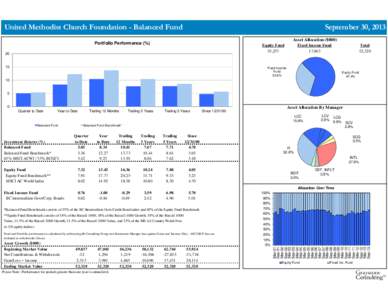 Investment / MSCI / Stock fund / Asset allocation / Management fee / Investment fund / Investment management / Rate of return / Stock market index / Capital appreciation