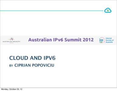 Internet Protocol / Network architecture / IPv6