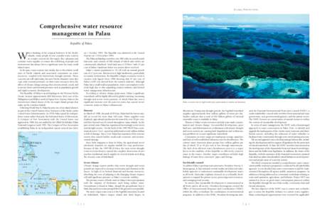 Environmental economics / Island countries / Micronesia / Palau / Water scarcity / Sustainability / Environment of Palau / IsraelPalau relations