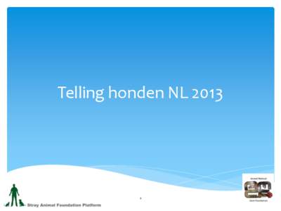 Telling honden NL Telling Vraagstelling: