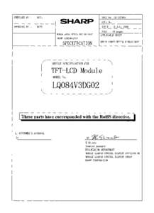 LD-20706A-1 NOTICE This publication is the proprietary of SHARP and is copyrighted, with all rights reserved. Under the copyright laws,
