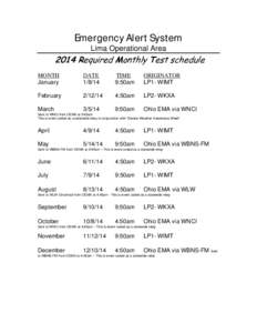 Microsoft Word[removed]EAS Lima RMT SCHEDULE.doc