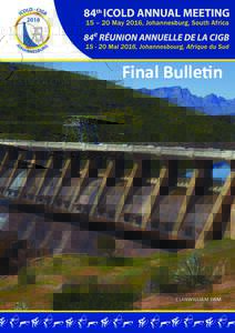 International Commission on Large Dams / Australian National Committee on Large Dams / Dam / Reservoir / Hydroelectricity / Tailings dam / Real estate / Natural environment / Engineering