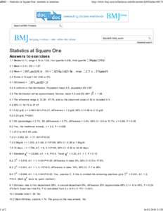eBMJ -- Statistics at Square One: Answers to exercises  1 of 2 http://www.bmj.com/collections/statsbk/answer.dtl#Anchor-49575