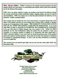 Wine Master Cellars  (