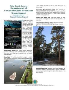 Palm Beach County  Department of Environmental Resources Management January 2015