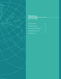 REGIONAL ACTIVITIES Asia and the Pacific