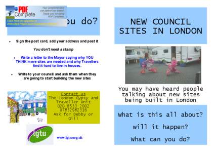 What can you do?  NEW COUNCIL