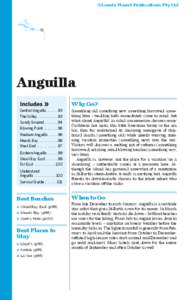 ©Lonely Planet Publications Pty Ltd  Anguilla Why Go? Central Anguilla[removed]The Valley . . . . . . . . . . .93