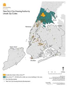 New York City Housing Authority Unsafe Zip Codes ! !