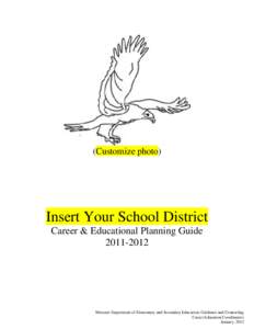 (Customize photo)  Insert Your School District Career & Educational Planning Guide[removed]