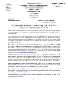 Microsoft Word - Emergency Preparedness POD press release.doc