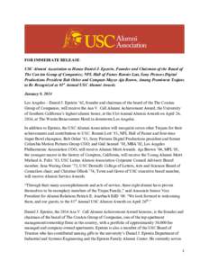 Association of American Universities / University of Southern California