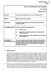 Transport in Buckinghamshire / M1 motorway / Transport in Sheffield / East West Rail Link / Dunstable / Luton / East of England / Motorways in the Republic of Ireland / Transport in Luton / Counties of England / Geography of England / Transport in England