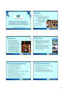 Microsoft PowerPoint - APEC Project for ISTWG combined presentation
