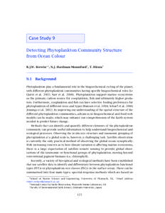 Case Study 9 Detecting Phytoplankton Community Structure from Ocean Colour R.J.W. Brewin∗1 , N.J. Hardman-Mountford2 , T. Hirata3  9.1