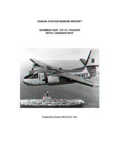 Grumman CS2F / CP-121 Tracker Royal Canadian Navy [PDF]