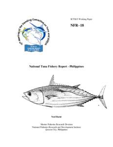 SCTB15 Working Paper  NFR−18 National Tuna Fishery Report - Philippines