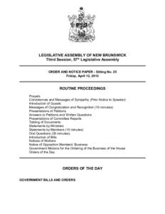 Legislative Assembly of New Brunswick / Politics of Canada / Leader of the Opposition / 56th New Brunswick Legislative Assembly / Politics of New Brunswick / New Brunswick / New Brunswick Liberal Association