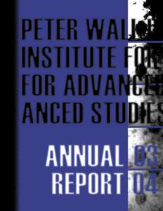 “The Peter Wall Institute for Advanced Studies supports basic research through interdisciplinary initiatives that have the potential to make important advances in knowledge. The Institute brings together researchers f