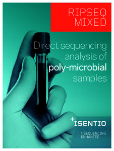 Direct sequencing analysis of p  oly-microbial samples