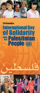 29 November  International Day of Solidarity with