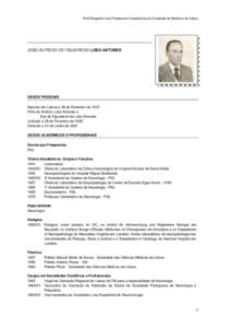 62 Professor Joao Alfredo Figueiredo Lobo Antunes